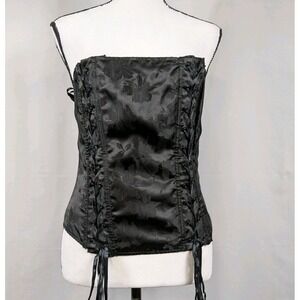 Corset Bustier Top Plus 3X/4X Victorian Dark Fairy Goth Coquette Steam Punk 2960